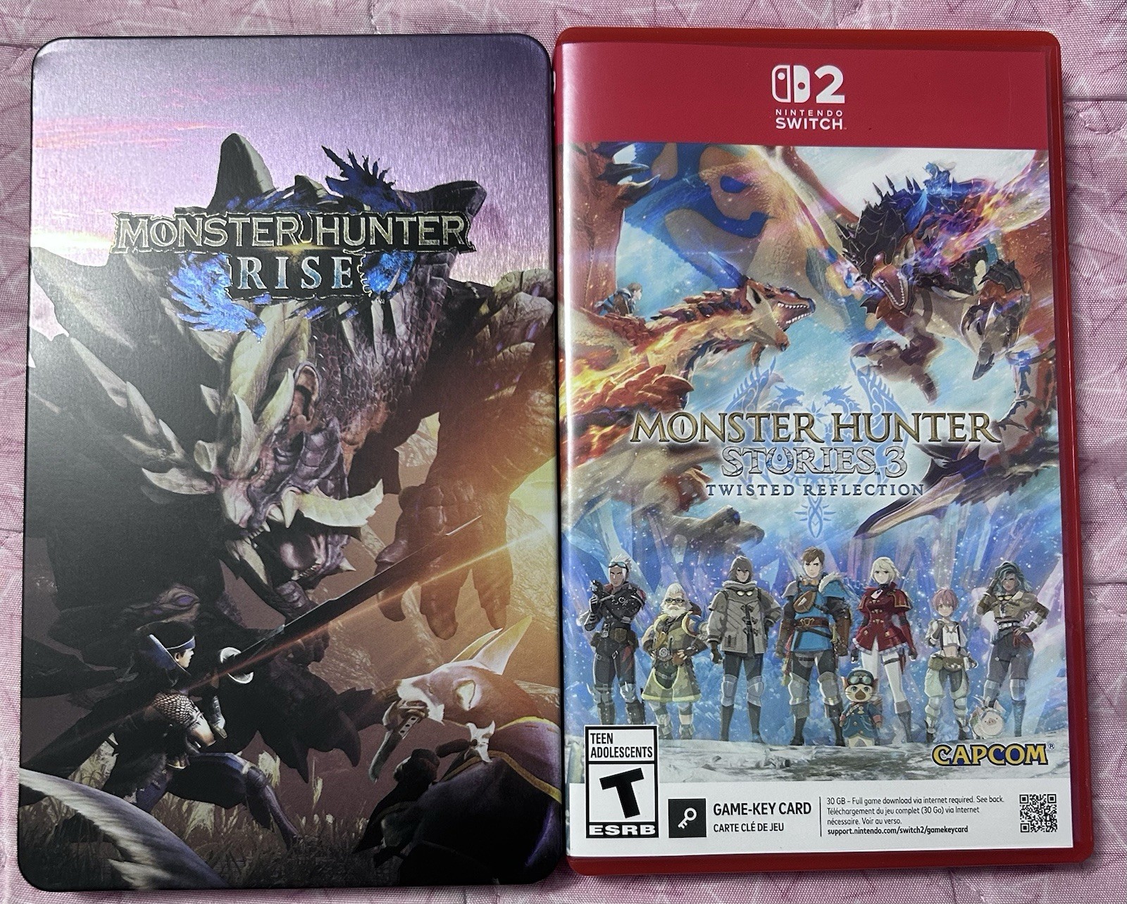Monster Hunter Stories 3 Rise Steel Book Action RPG Game World Open X Switch 2 L