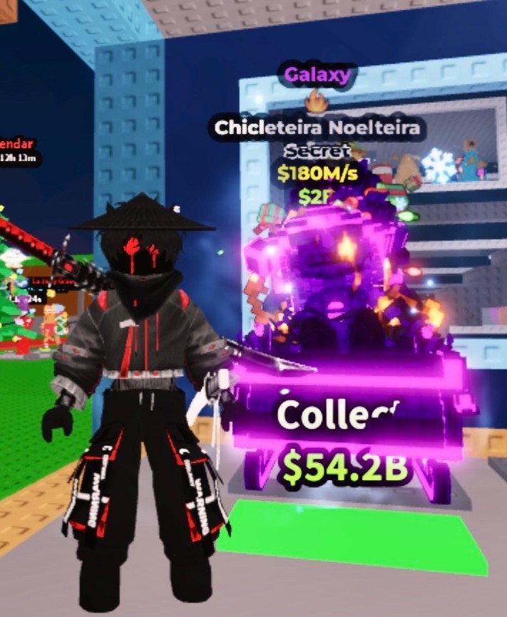 Steal a Brainrot Roblox Chicleteira Noelteira 180M/S