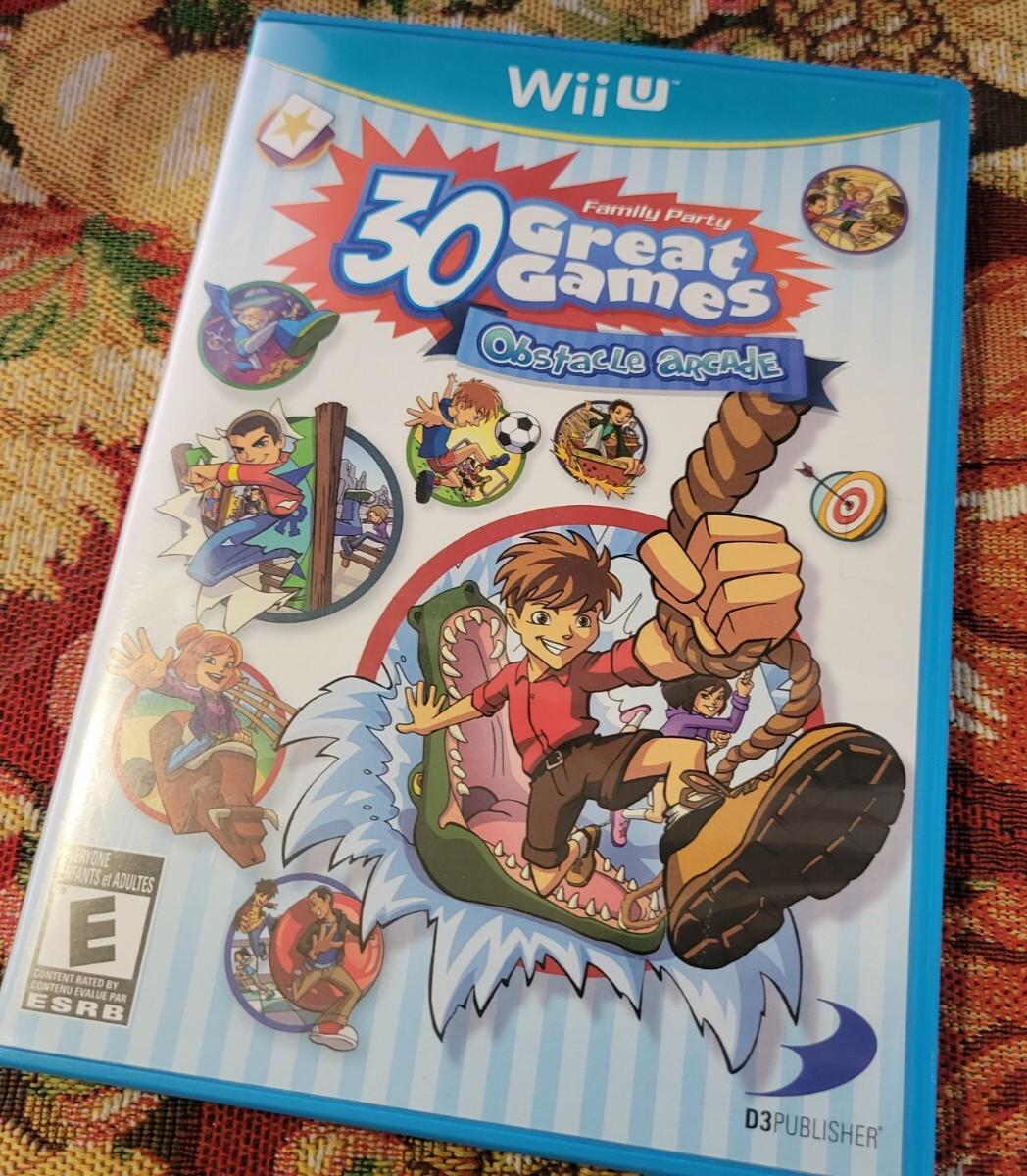 Family Party: 30 Great Games Obstacle Arcade (Nintendo Wii U, 2012)