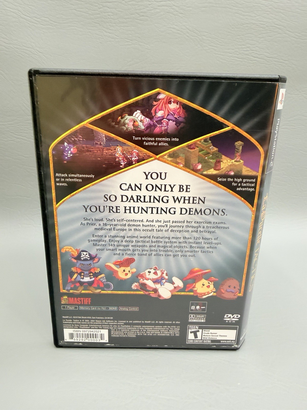 La Pucelle Tactics PS2 Complete CIB – Very Good Condition