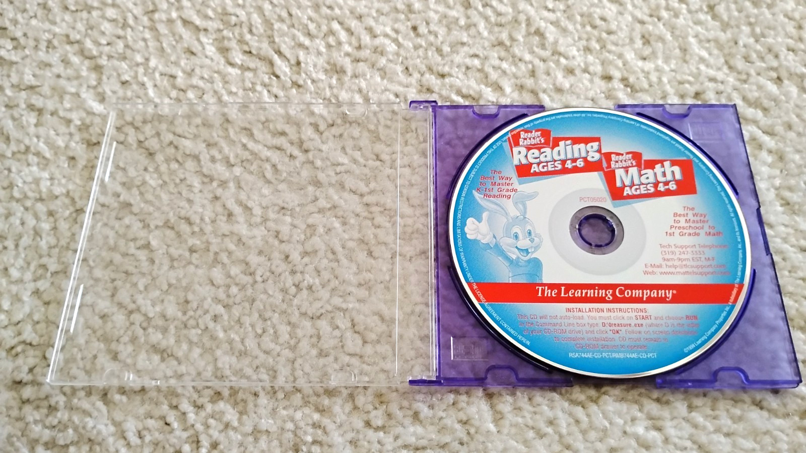 Reader Rabbit Reading & Math Ages 4-6 (2000 PC Treasures 2 in 1 Ed.) (PC/Mac)