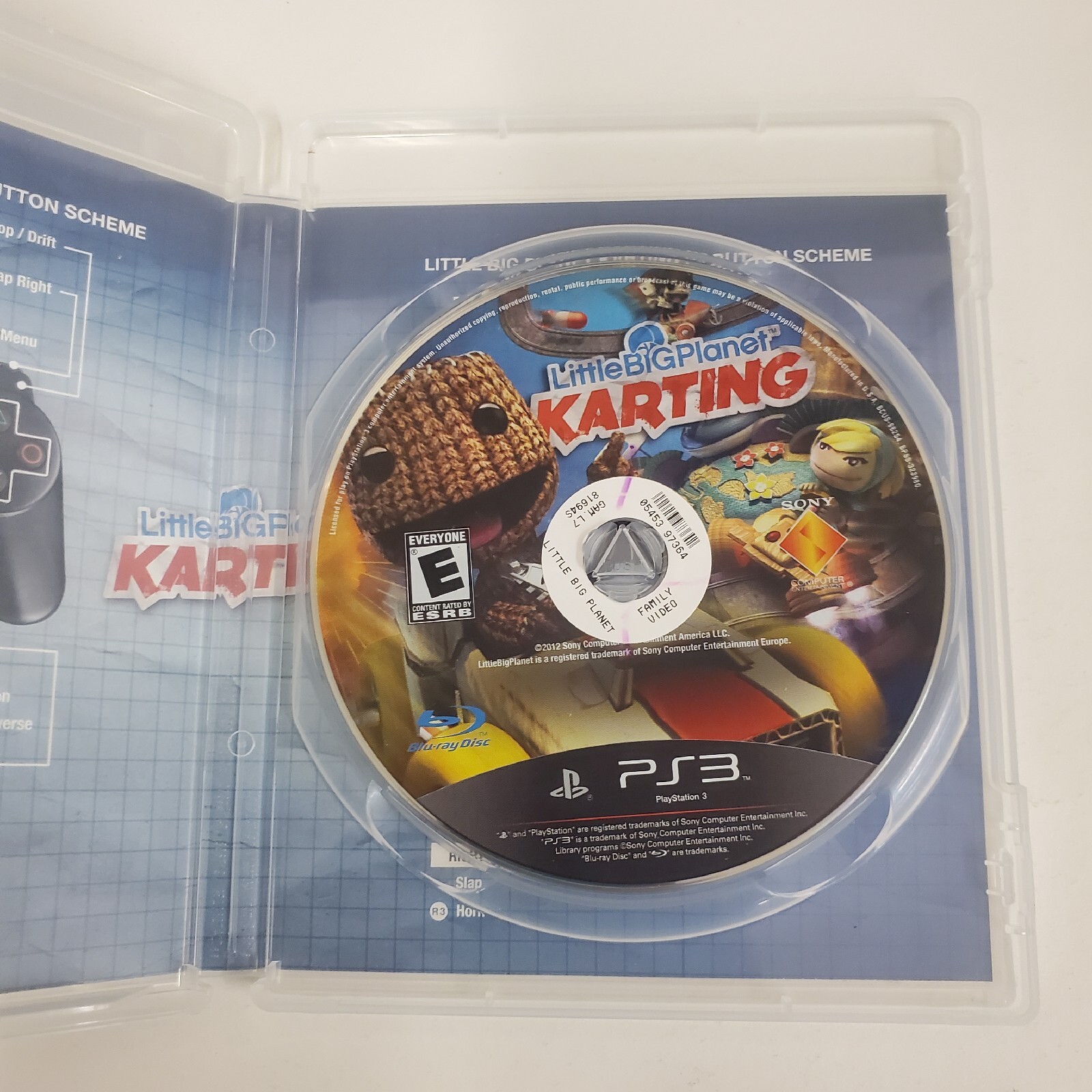 Little Big Planet Karting (Sony PlayStation 3, 2012) PS3 No Manual