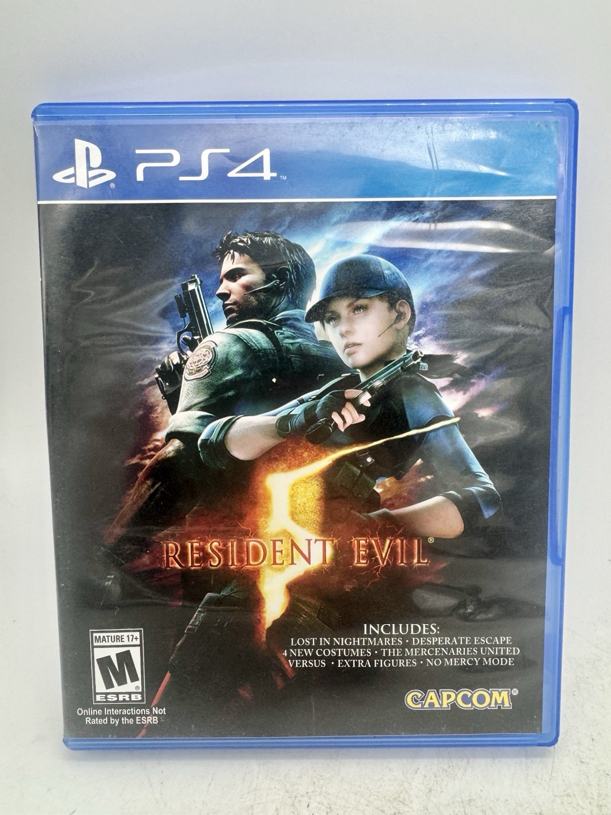 Resident Evil 5 (Sony PlayStation 4, 2016) Tested & Working