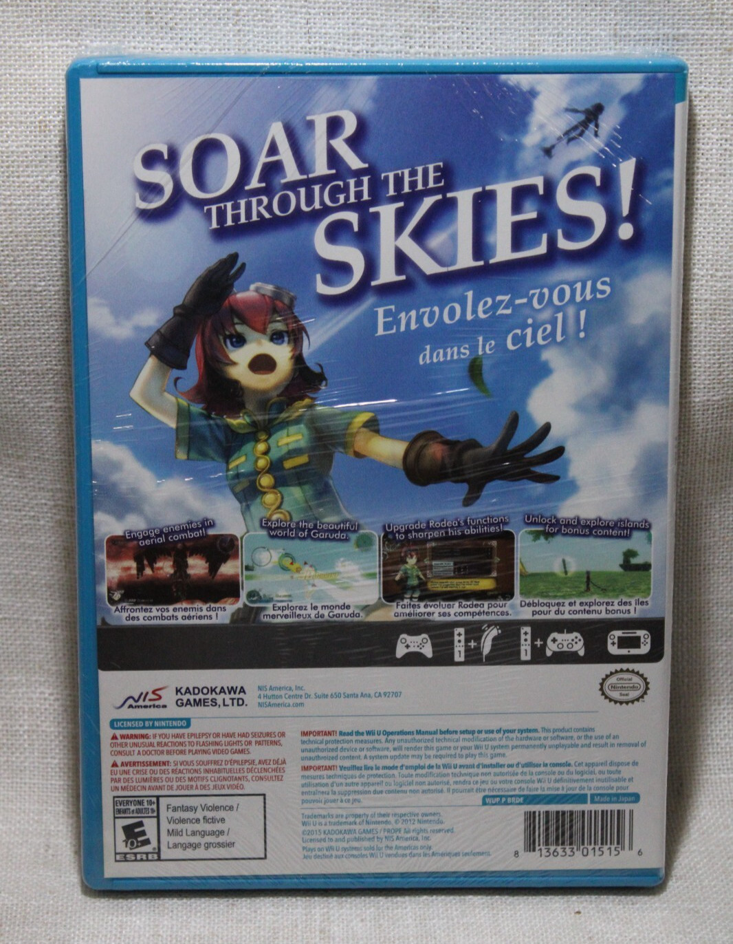 Rodea the Sky Soldier (Nintendo Wii U, 2015)