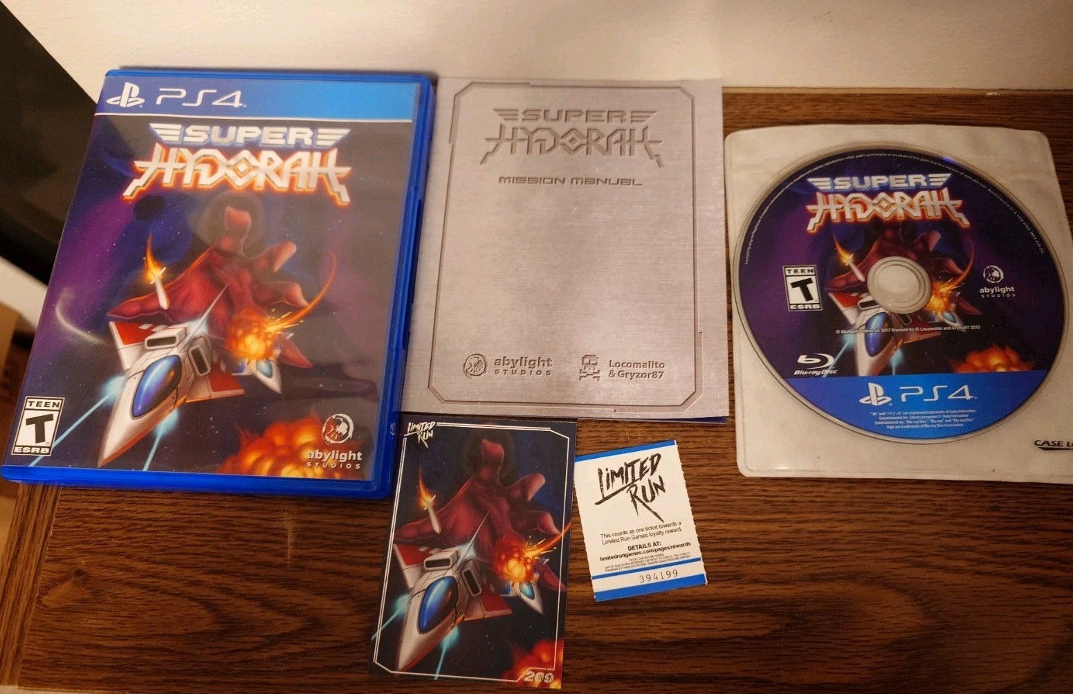 Super Hydorah PS4 CIB Card Limited Run Games COMPLETE #129 PlayStation 4 Shmup