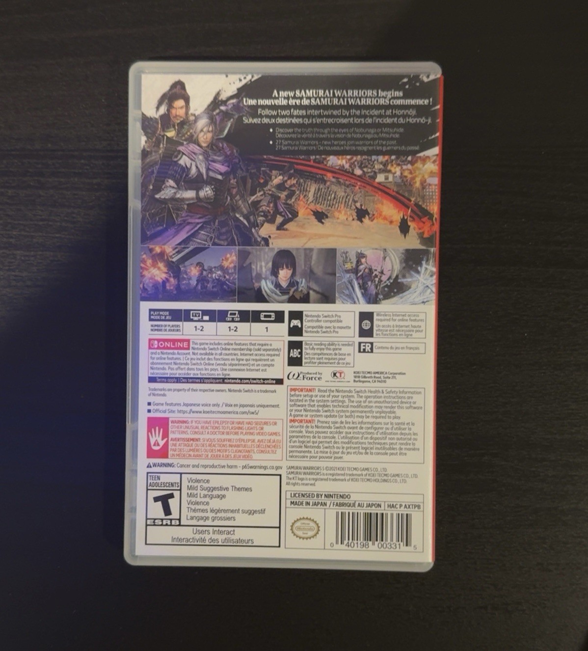 Samurai Warriors 5 – Nintendo Switch