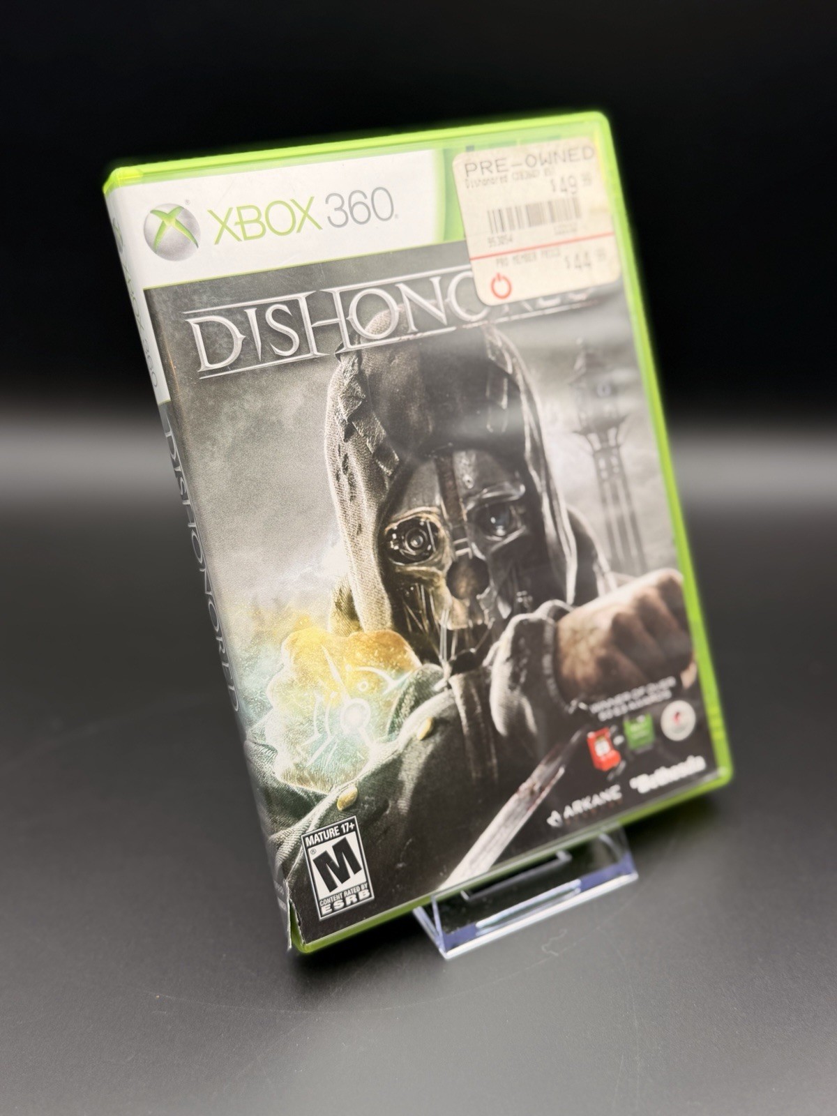 Dishonored (Microsoft Xbox 360, 2012) Complete w/ Manual – Tested Working