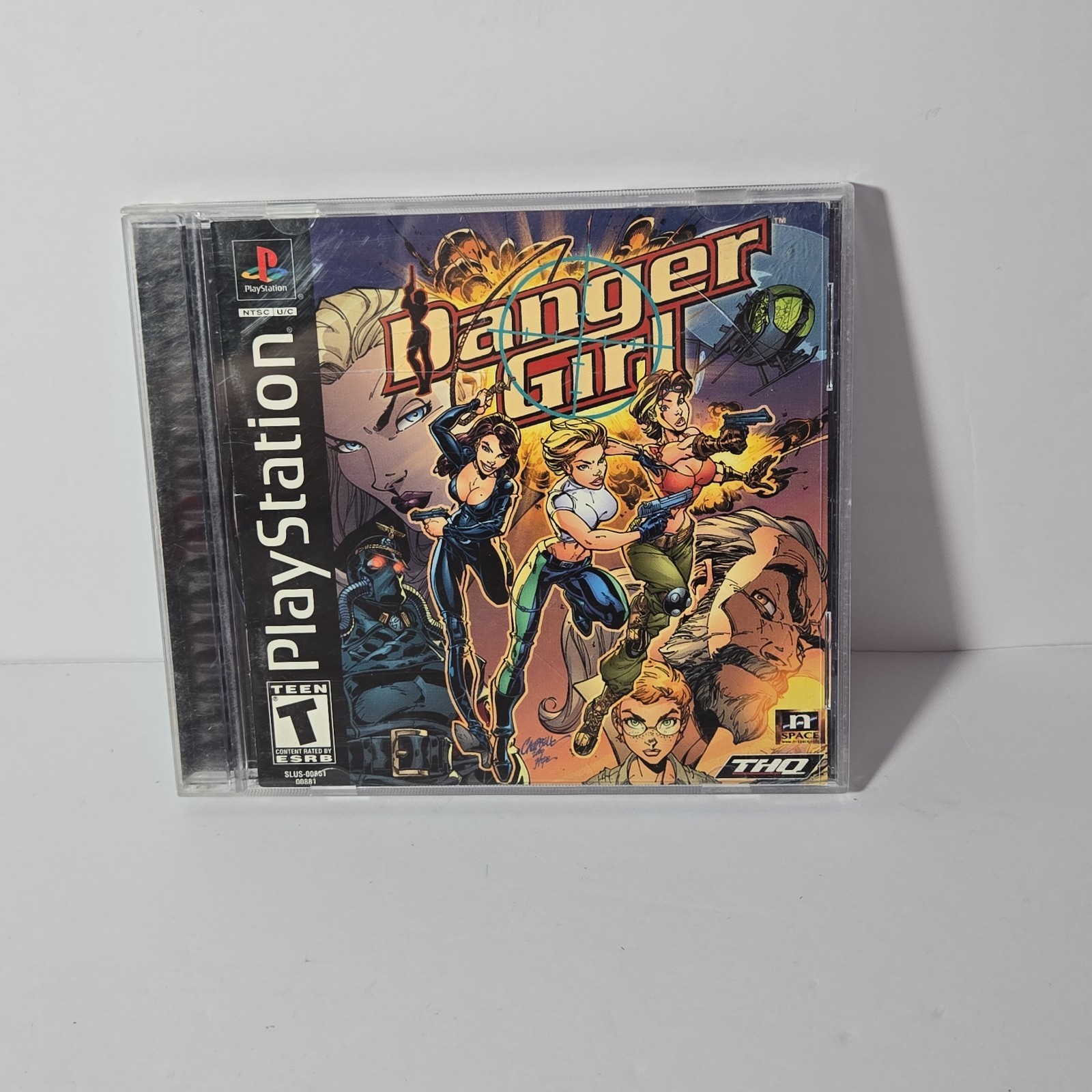 Danger Girl ps1 Sony PlayStation 1 THQ Action Adventure Manual Included