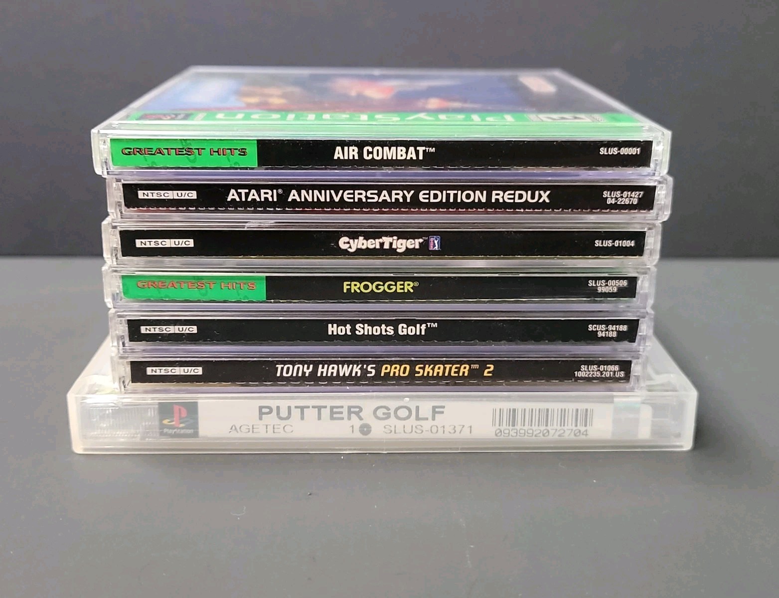 7 Game Sony PlayStation 1 PS1 Lot CIB Agetec Namco Activision w/Manuals Tested