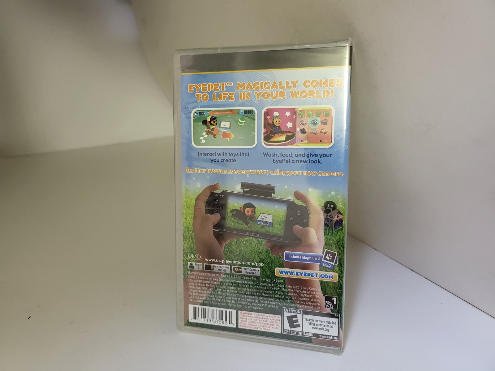 NEW Eye Pet Virtual EyePet game (No Camera) for Sony PSP Factory Sealed