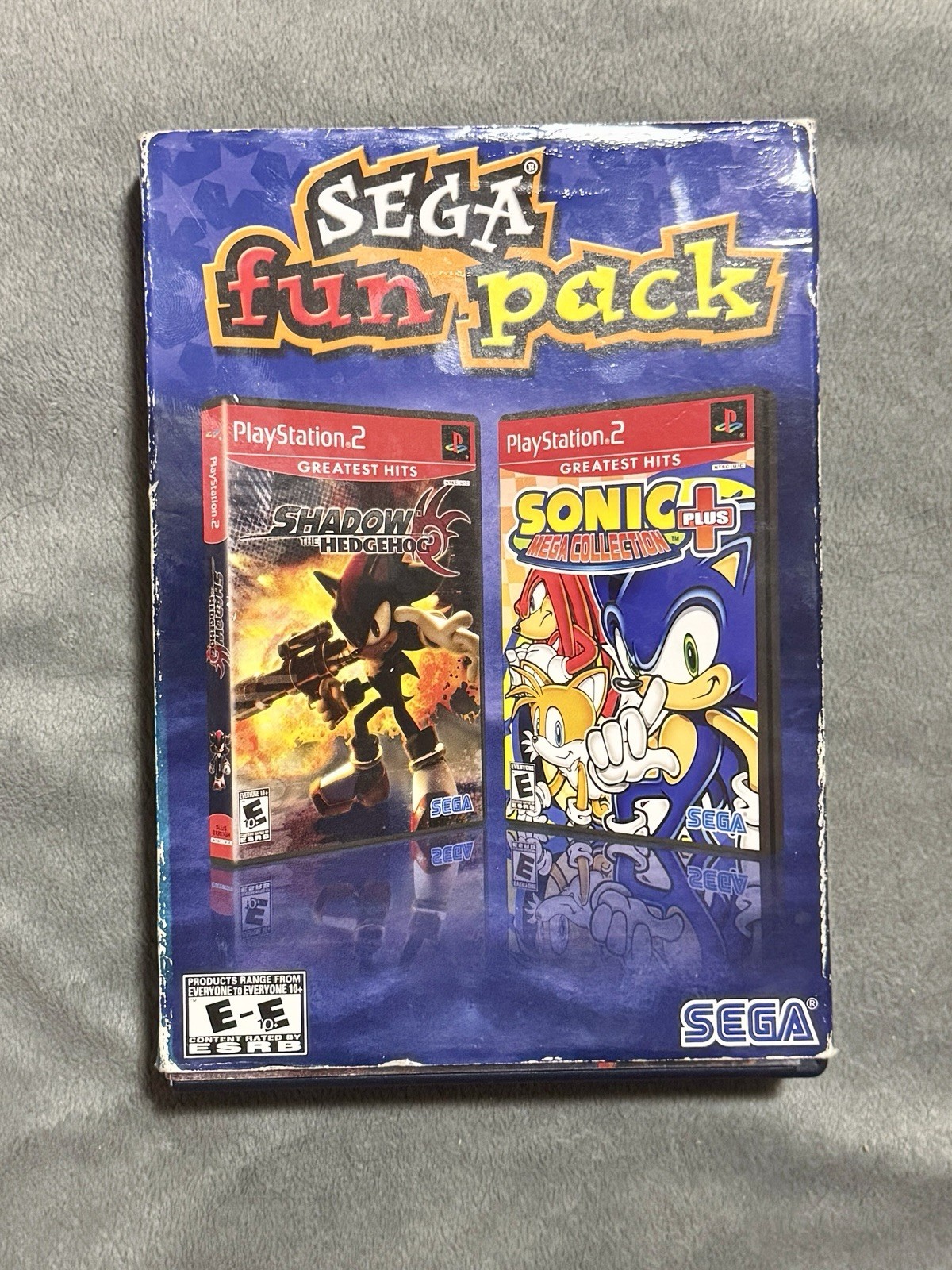 SEGA Fun Pack Shadow The Hedgehog Sonic Collection Plus PlayStation 2 HOLY GRAIL