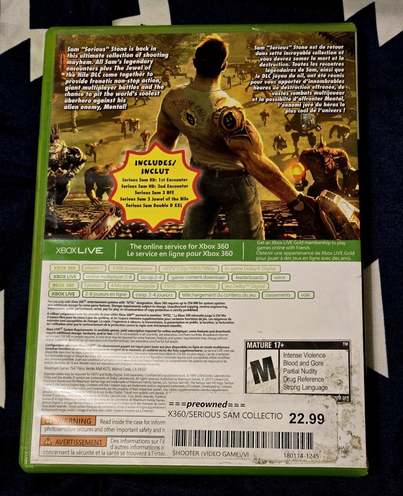 The Serious Sam Collection – Microsoft Xbox 360