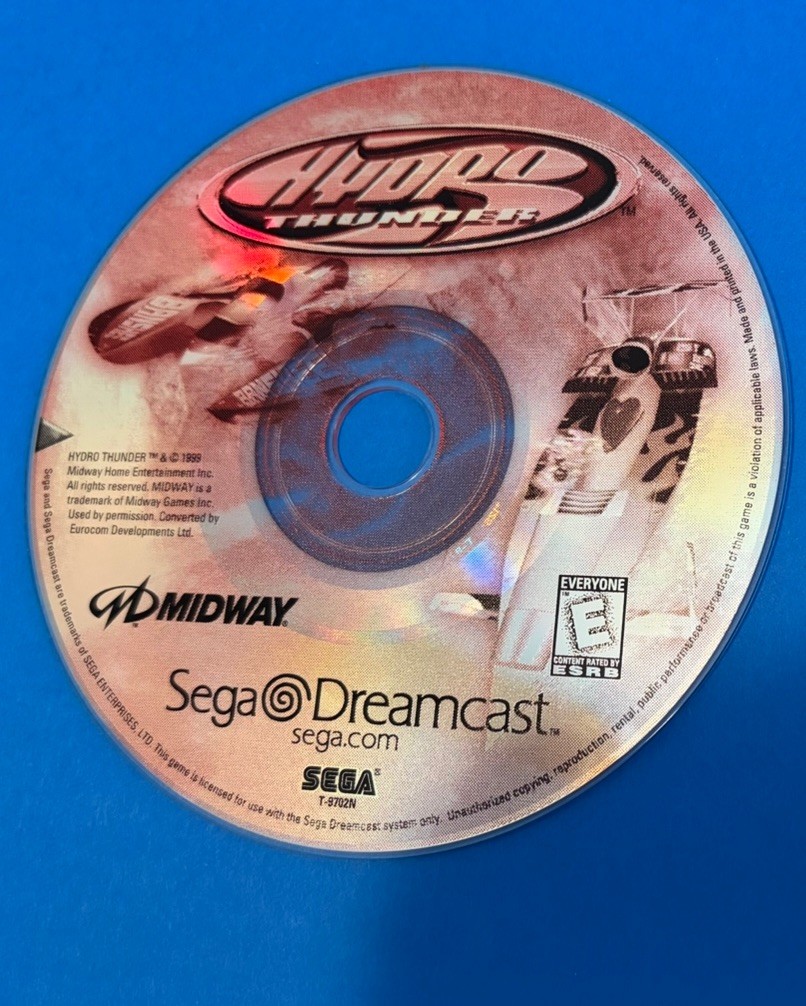 Hydro Thunder Sega Dreamcast 1999 Hyper Disc Only – Untested As Is Vintage Game