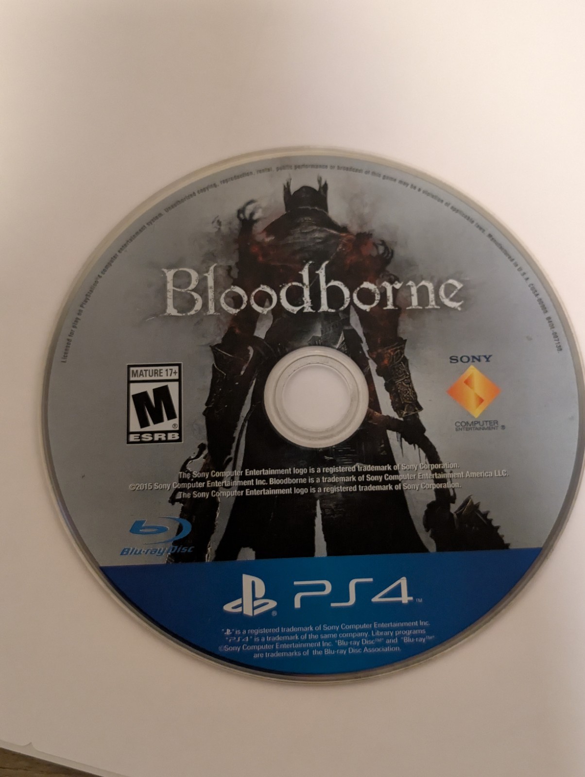 Bloodborne PlayStation 4 Disc Only Tested Working