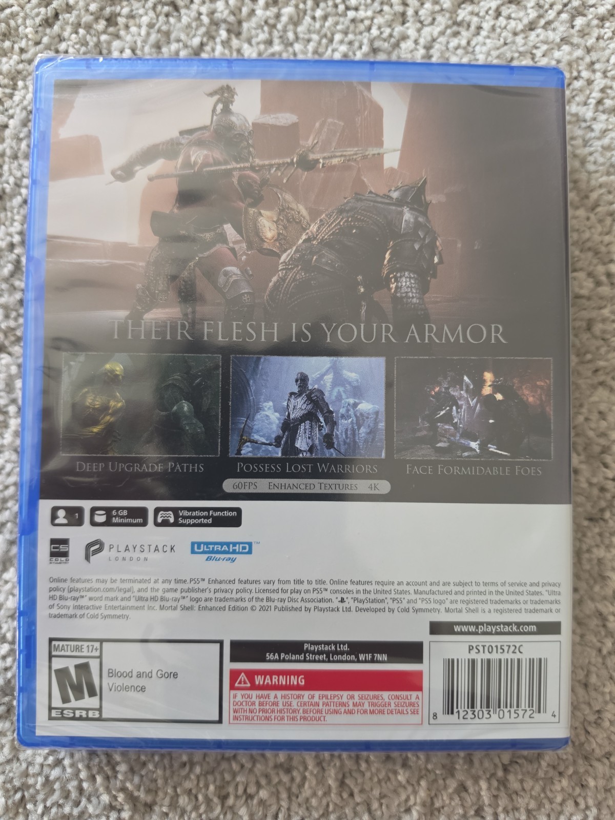 Mortal Shell Enhanced Edition (Sony PlayStation 5, 2021) New Sealed