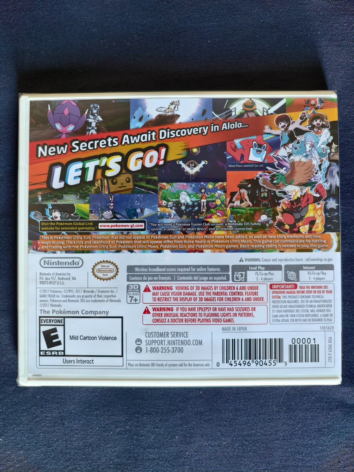 Pokemon Ultra Moon + Ultra Sun – Nintendo 3DS US Version – New | Factory Sealed