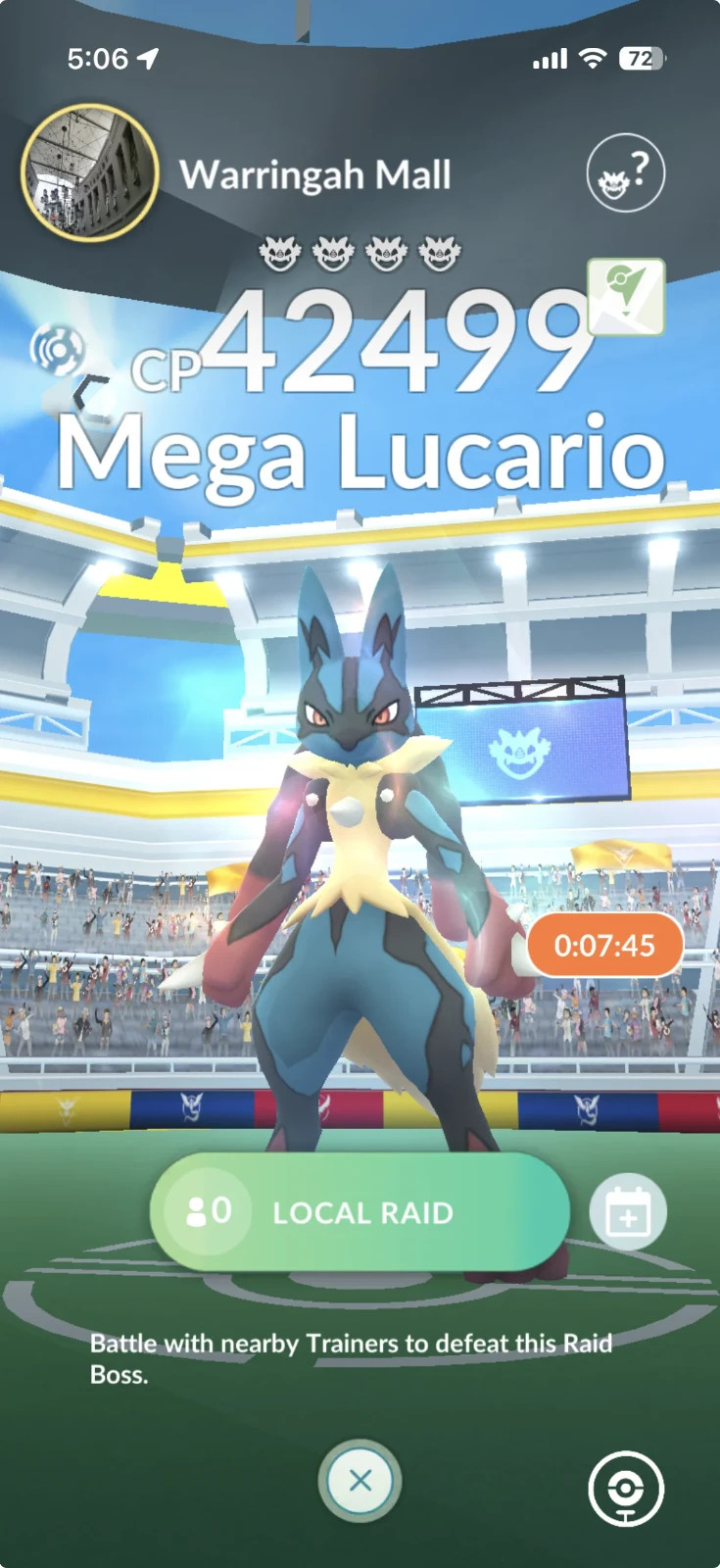 ⚔️ 1x Mega Lucario Raid – Pokémon Go | Fast Delivery 🚀(Not Remote Raid!)