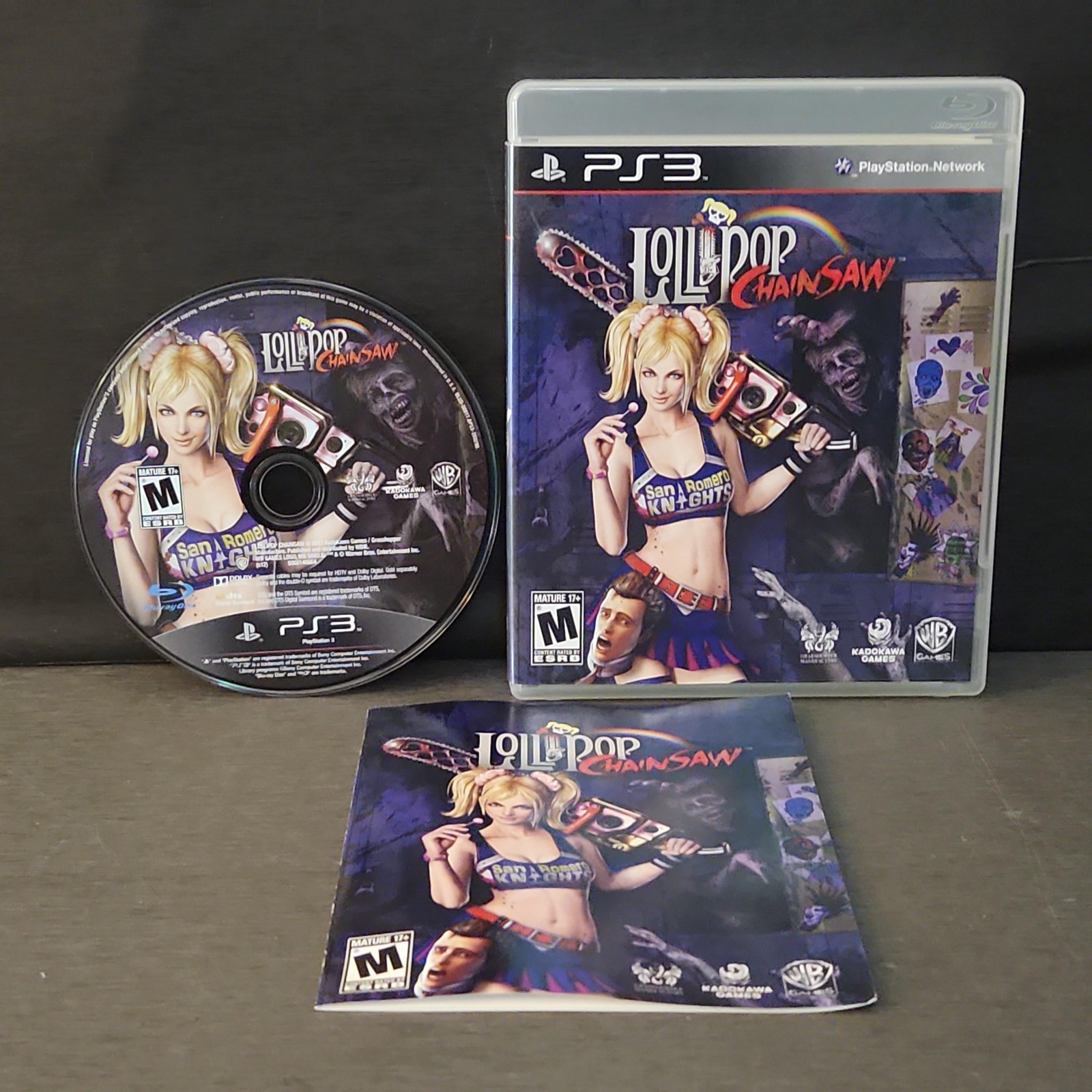 Lollipop Chainsaw PlayStation 3 PS3 Game CIB