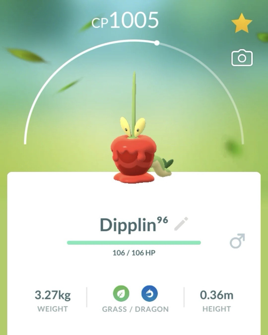 Dipplin Pokemon Gen8 Lv30+ GO Pokémon Applin Hydrapple Galar Same Day