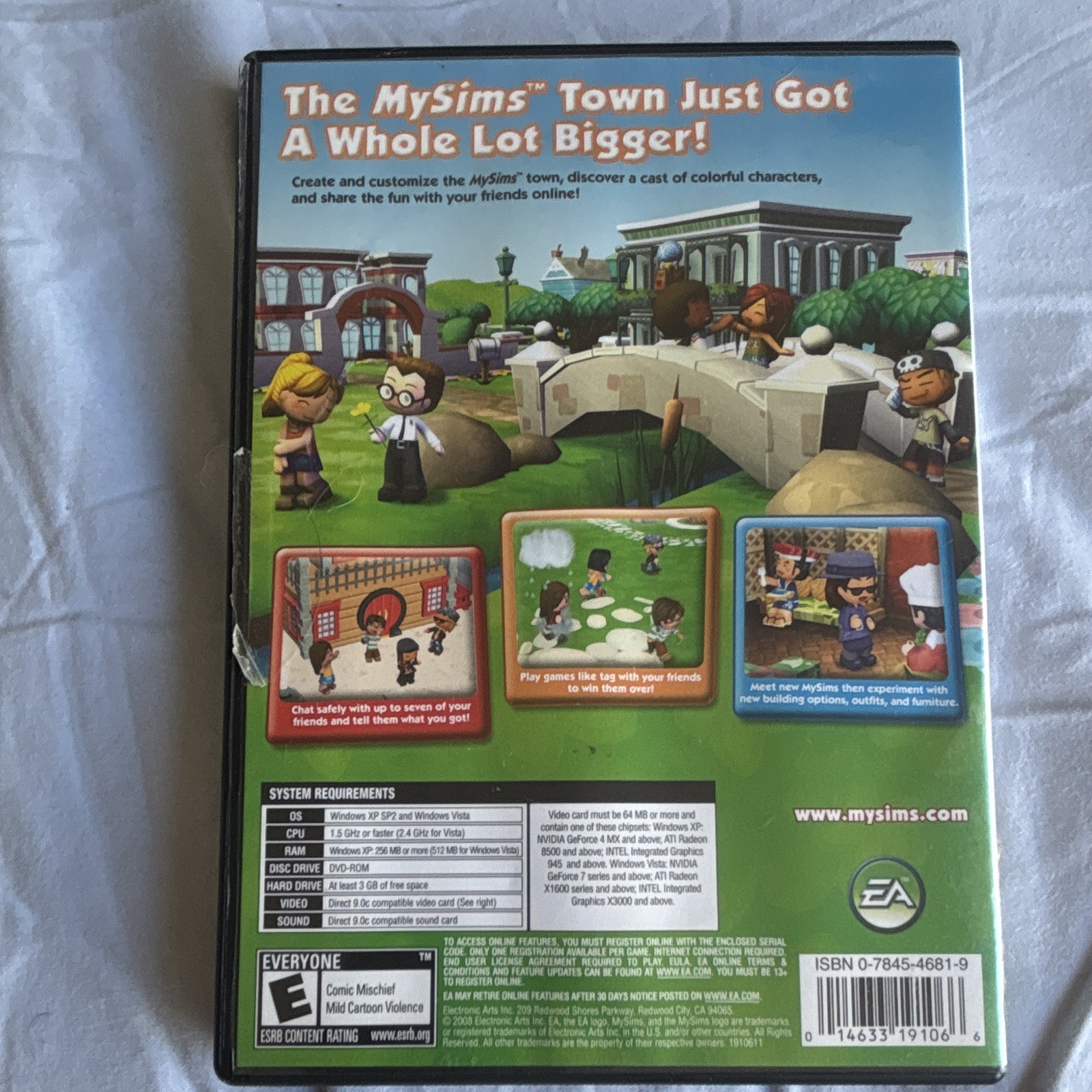 EA MySims PC DVD-ROM Online Playability Simulation E-Everyone