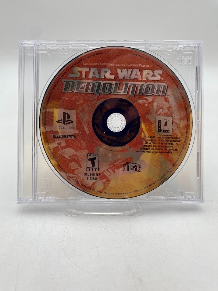 Star Wars Demolition 2000 Sony Playstation 1 Ps1 Game Disc Only
