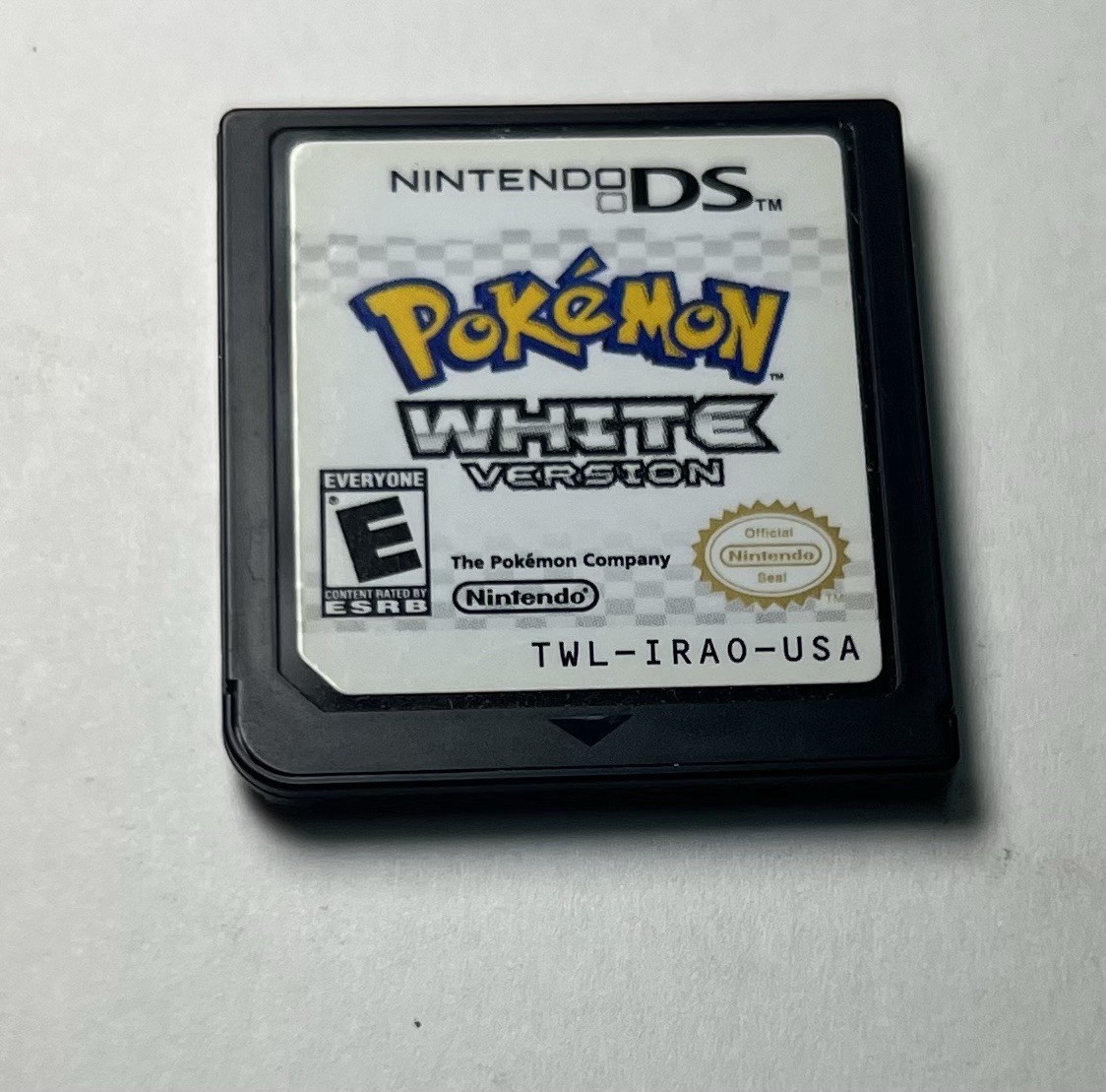 Pokemon White Version Nintendo DS Authentic Tested Loose Game 2011••