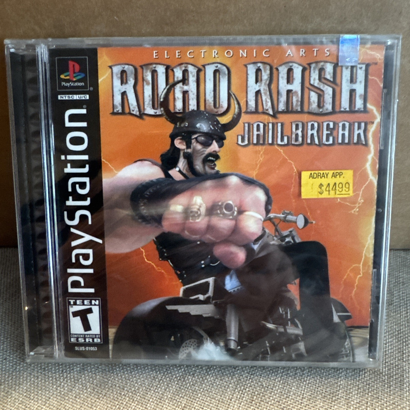 Road Rash-Jailbreak – Sony PlayStation 1 Sealed With Hang Tab PS1 2000 New