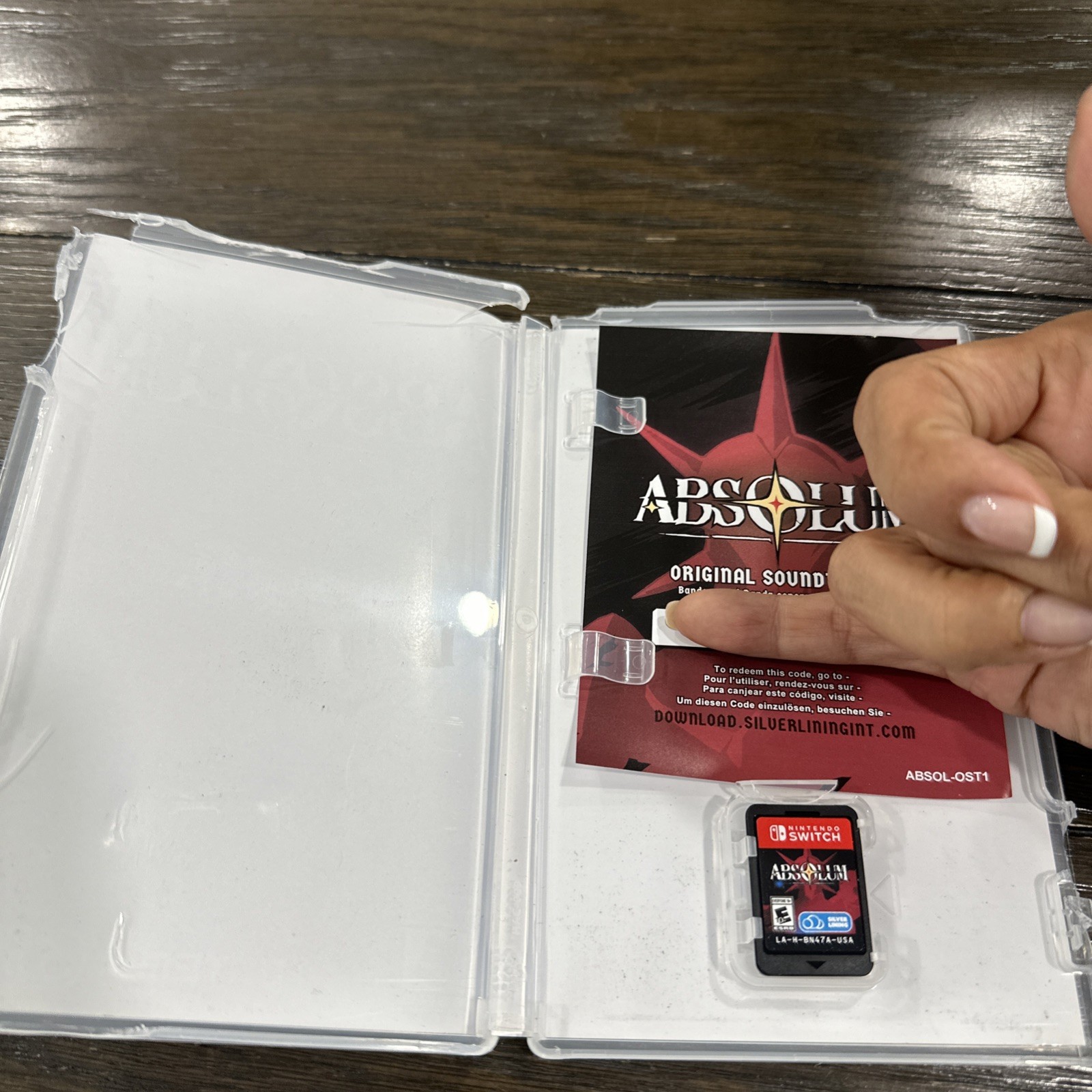 Absolum (Nintendo Switch) BRAND NEW Damaged Case