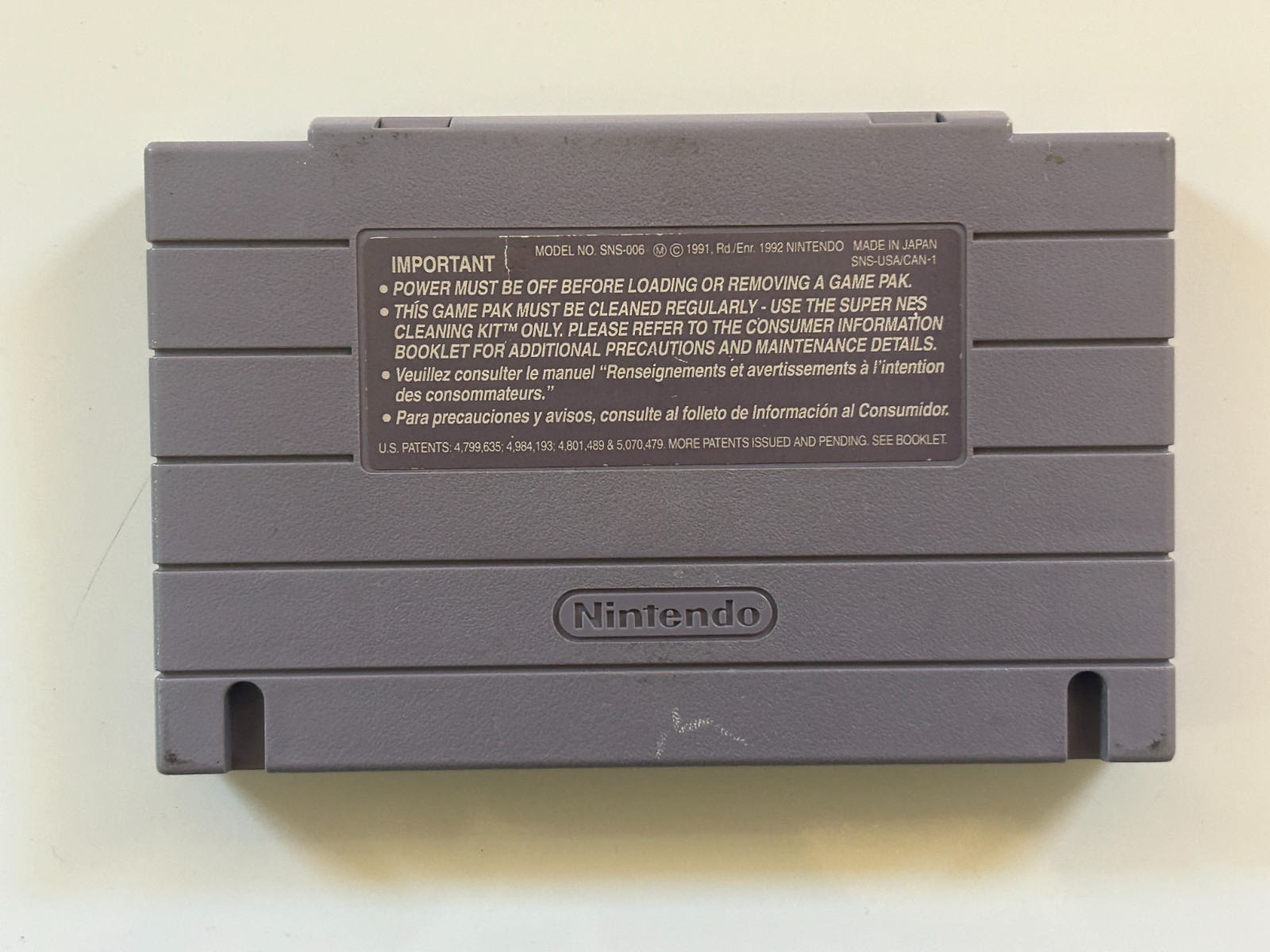 MORTAL KOMBAT SUPER NINTENDO SNES TESTED WORKING W/ PHOTO AUTHENTIC Acclaim USA