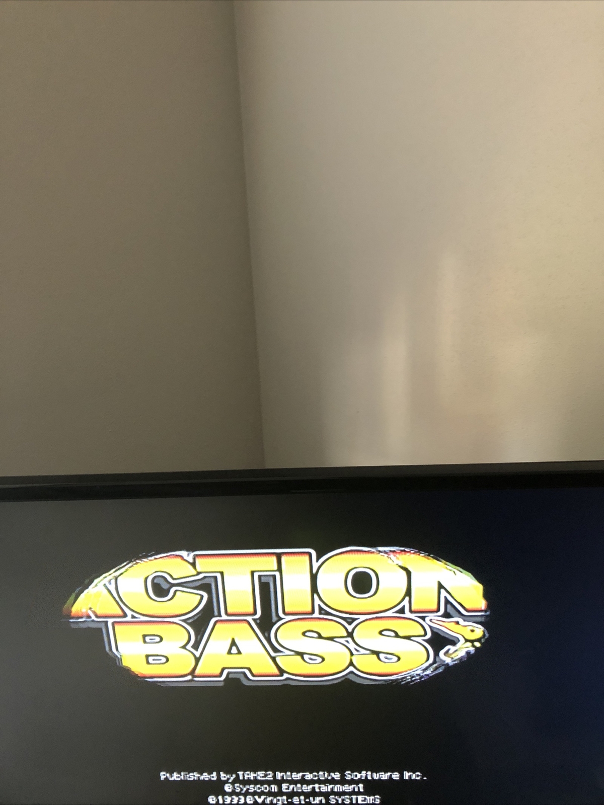 Action Bass (Sony PlayStation 1, 2000) No Manual Tested
