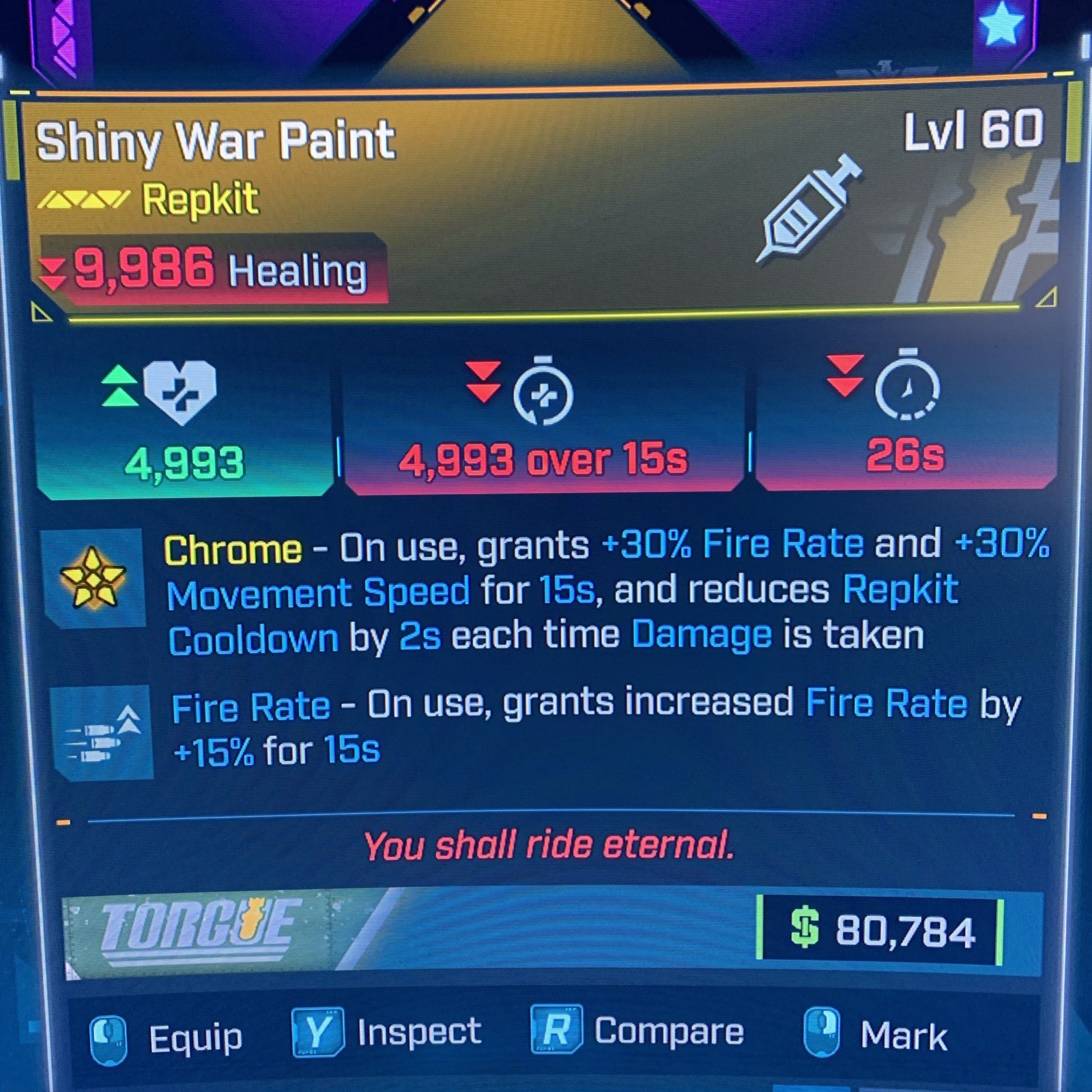 Borderlands 4⭐️LVL 60 SHINY WAR PAINT REPKIT FIRE RATE⭐️All PLATFORMS