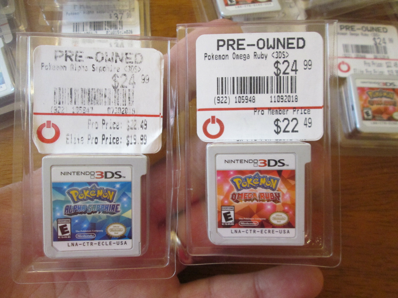 Pokemon: Alpha Sapphire & Omega Ruby Nintendo 3DS LOT AUTHENTIC ONLY CARTRIDGE