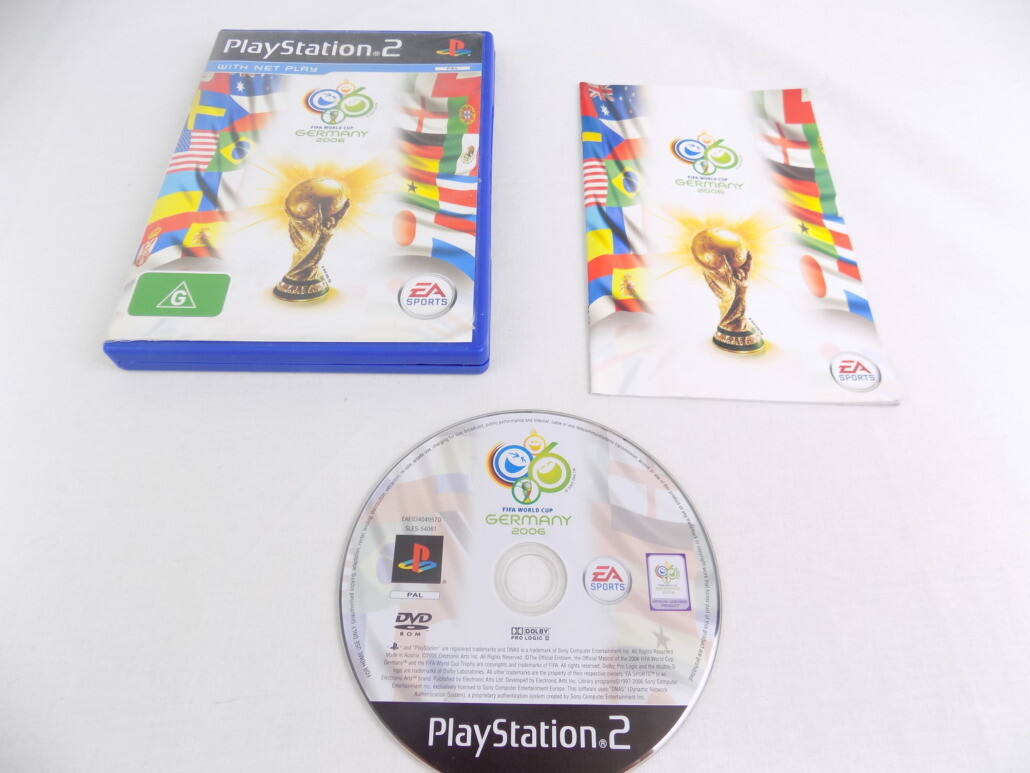 Mint Disc Playstation 2 Ps2 2006 Fifa World Cup Germany – Inc Manual