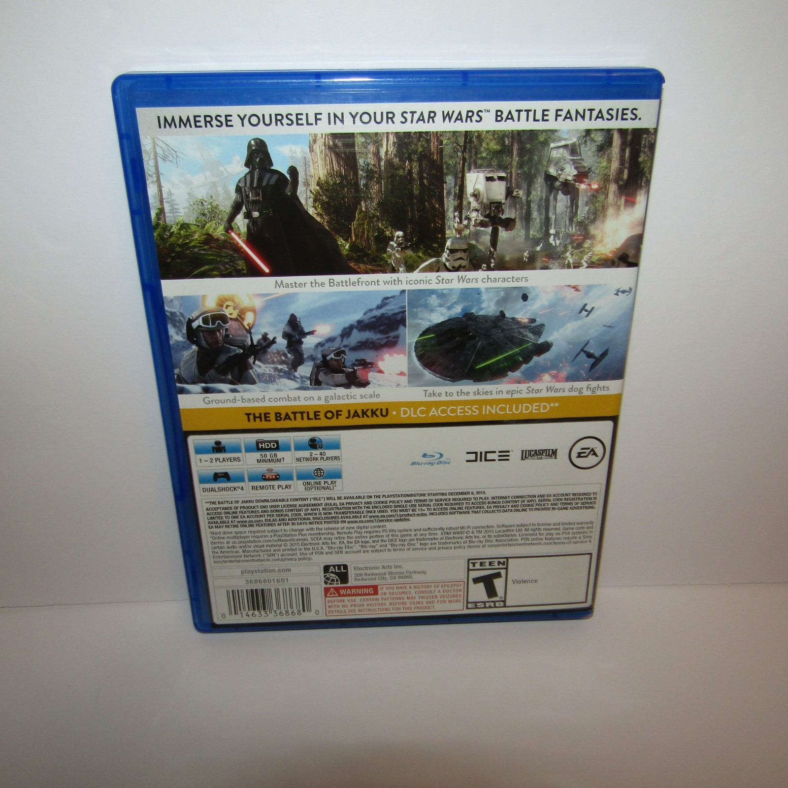 Star Wars Battlefront Sony PlayStation 4 PS4 Video Game