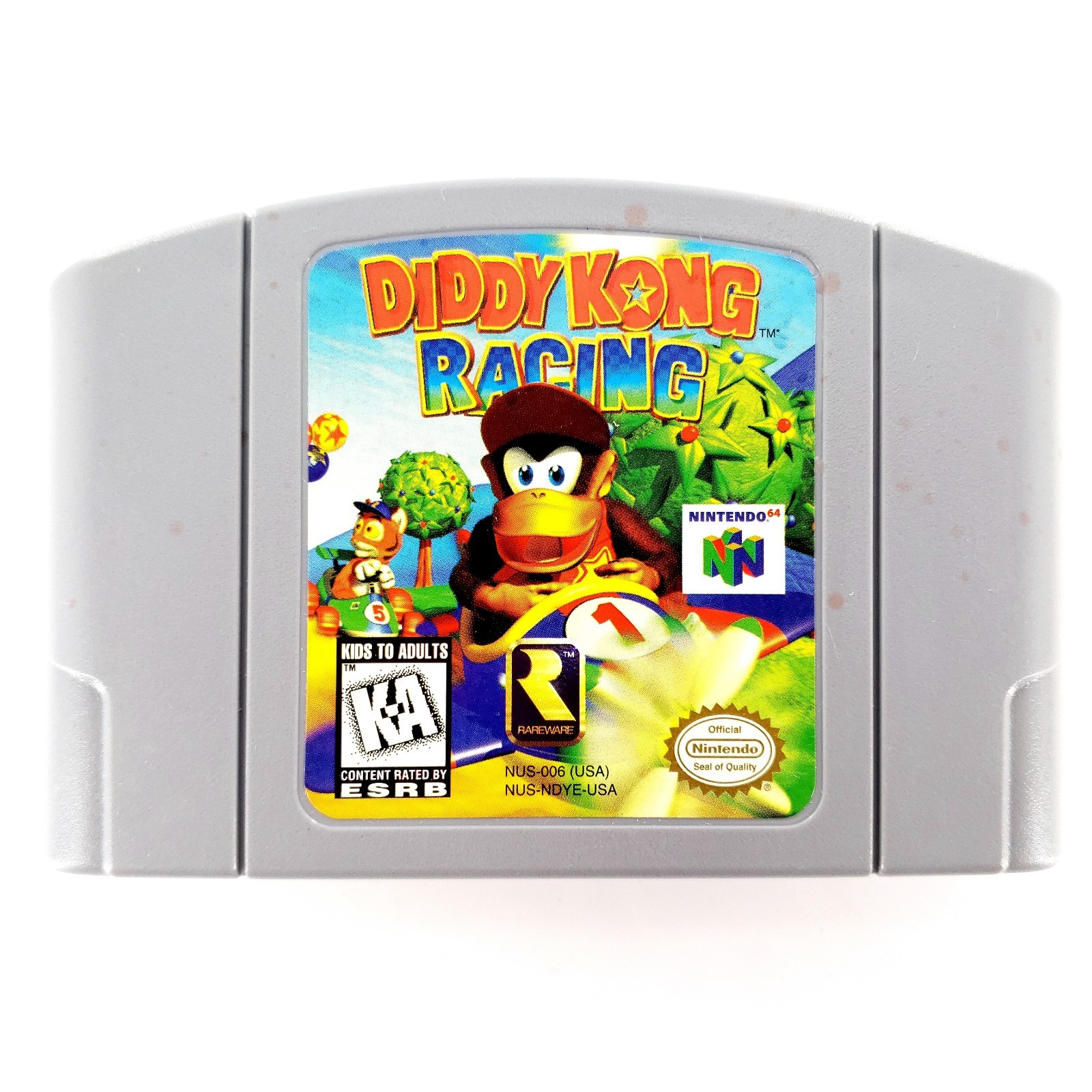 Diddy Kong Racing (Nintendo 64, 1997) Authentic Cartridge Only Tested & Works