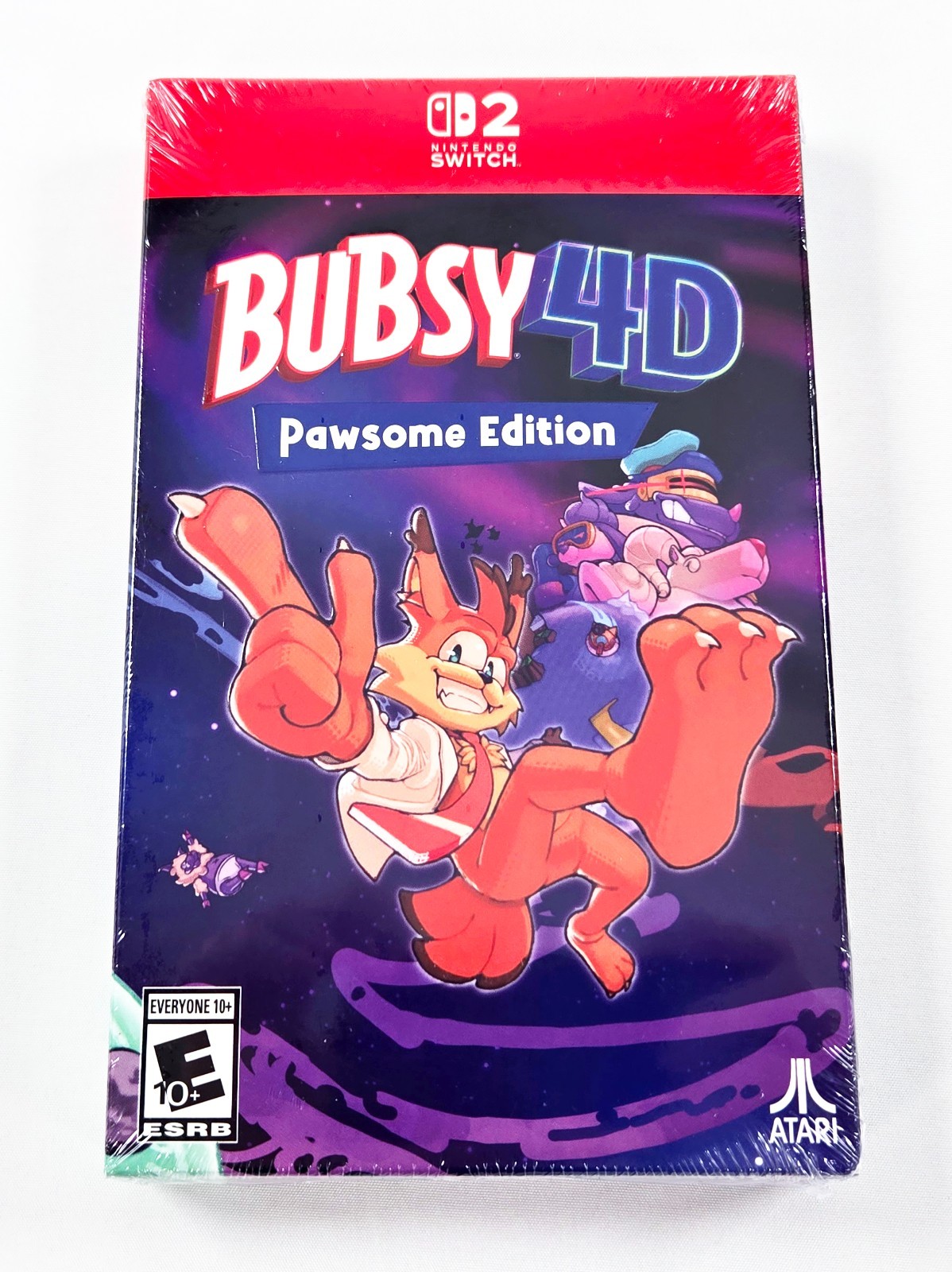 BUBSY 4D PAWSOME EDITION BRAND NEW SEALED 2026 Authentic Nintendo Switch 2