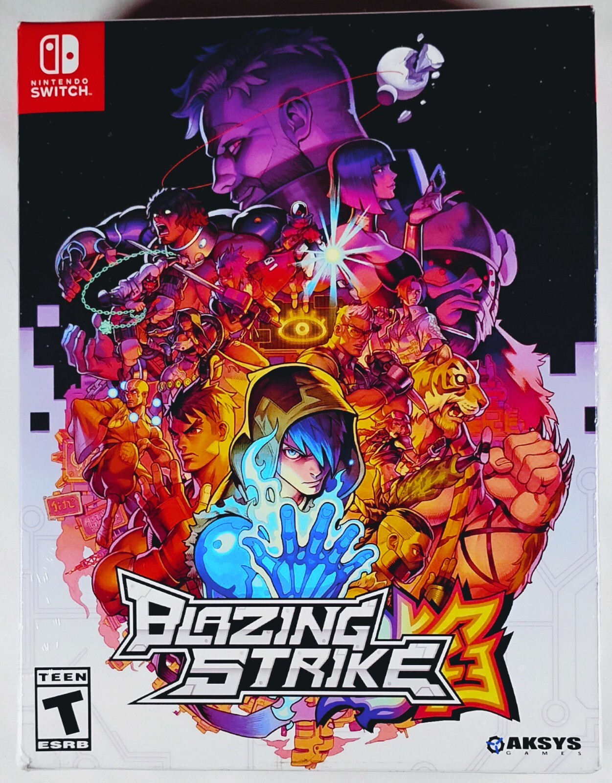 Blazing Strike LIMITED EDITION Sealed / IMPERFECT BOX Nintendo Switch Game ESRB