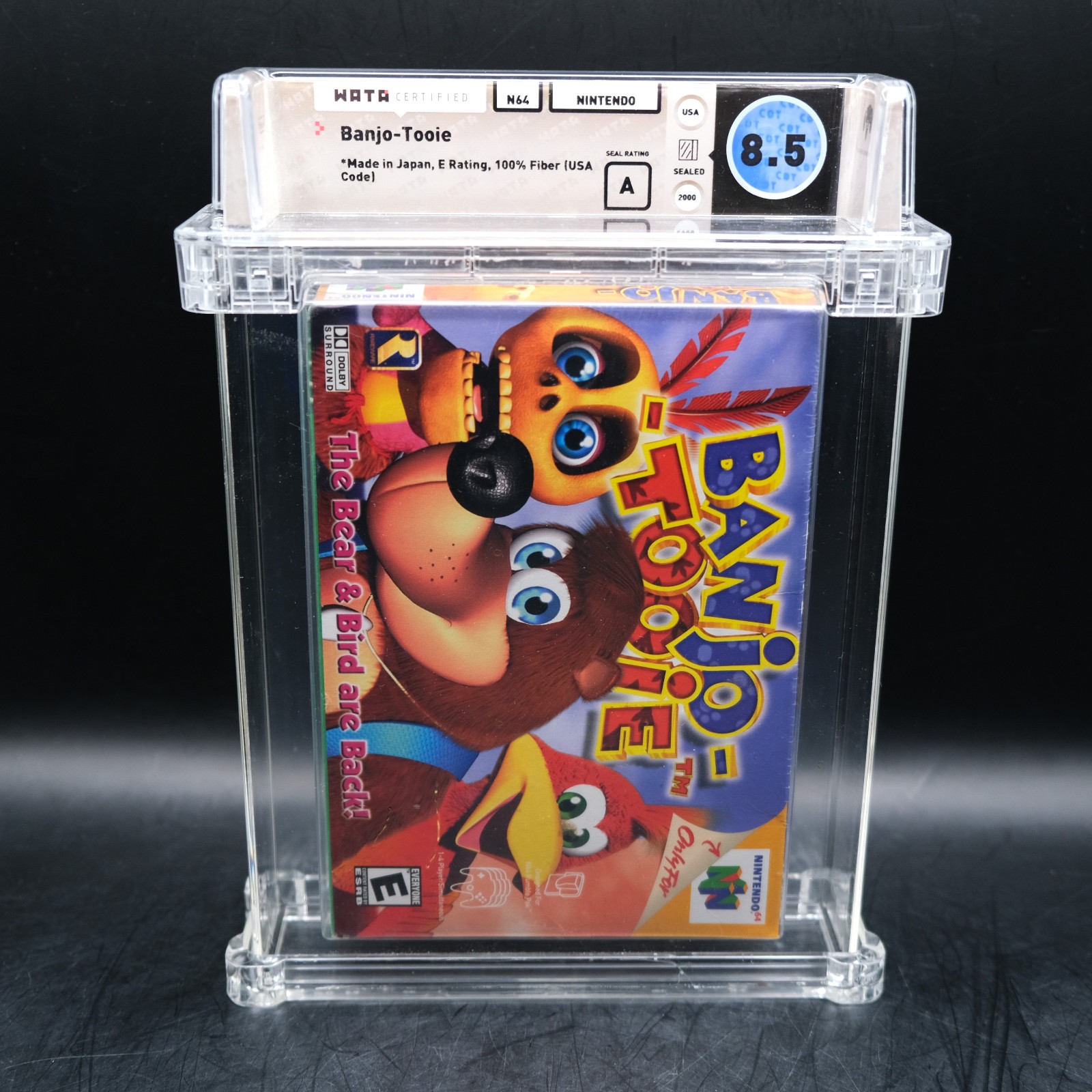 WATA 8.5 A Banjo Tooie Nintendo 64 (N64) New Factory Sealed PSA CGC VGA CIB
