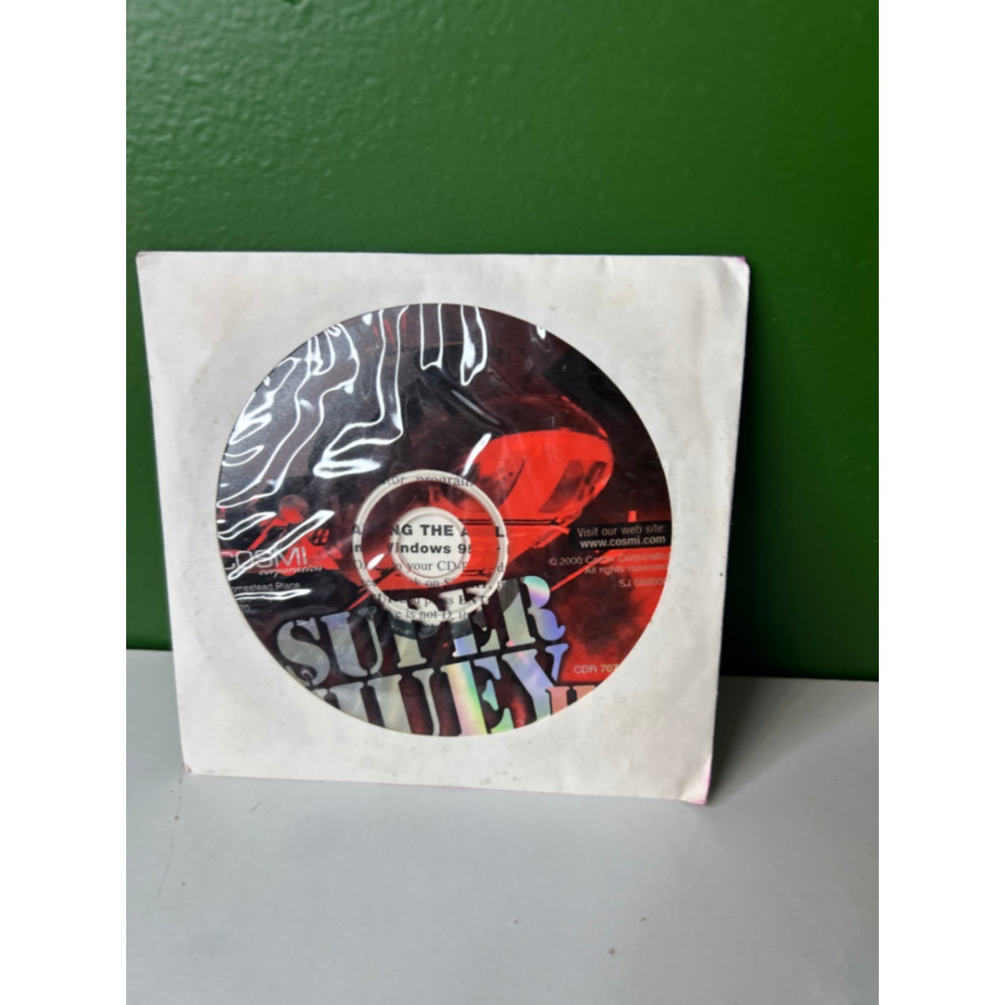 Super Huey III PCCDROM Game 2000 COSMI Corporation Vintage Flight Sim Windows 95