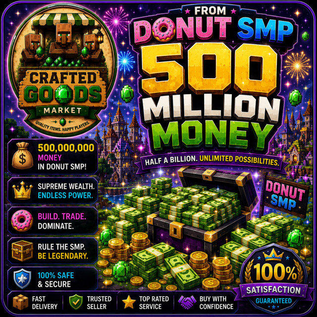DonutSMP Money! | 500 Million 💸💸💸💸FAST DELIVERY | BEST PRICE