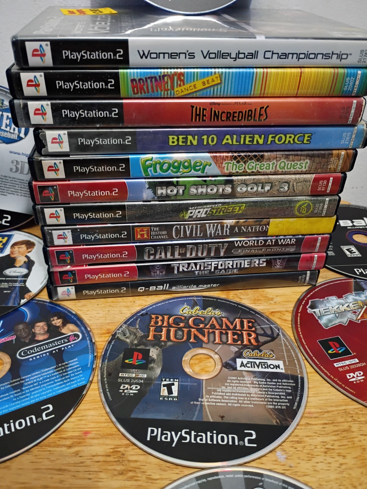 Ps2 Mix Games Lot (Read Description Before Buying)