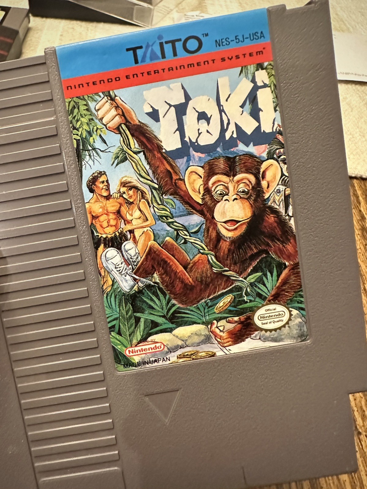 Toki (Nintendo NES 1991) Authentic! Rare!! MINT!!