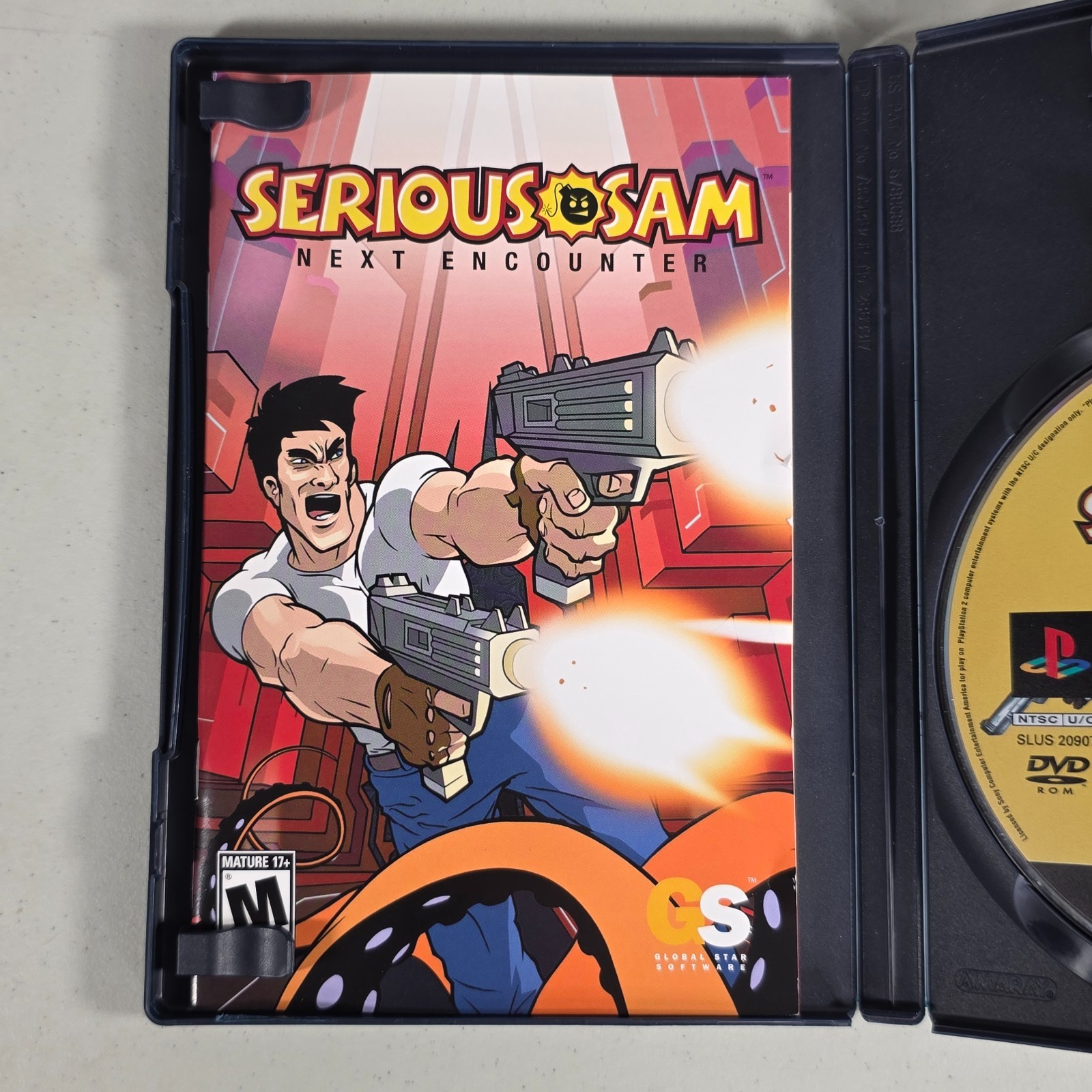 Serious Sam Next Encounter Sony PlayStation 2 Complete CIB W/Manual Registration