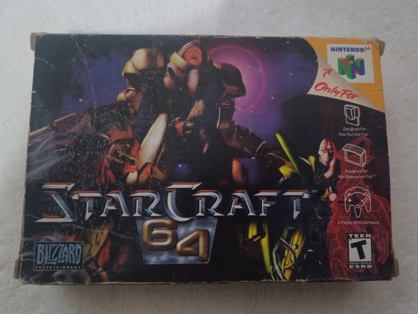 N64 NINTENDO 64 StarCraft 64 Complete Tested and Working