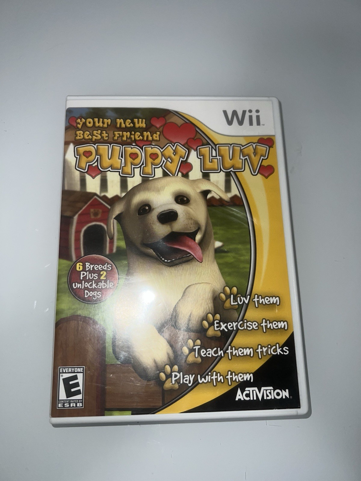 Puppy Luv Nintendo Wii Video Game Activision – Complete w/ Manual CIB