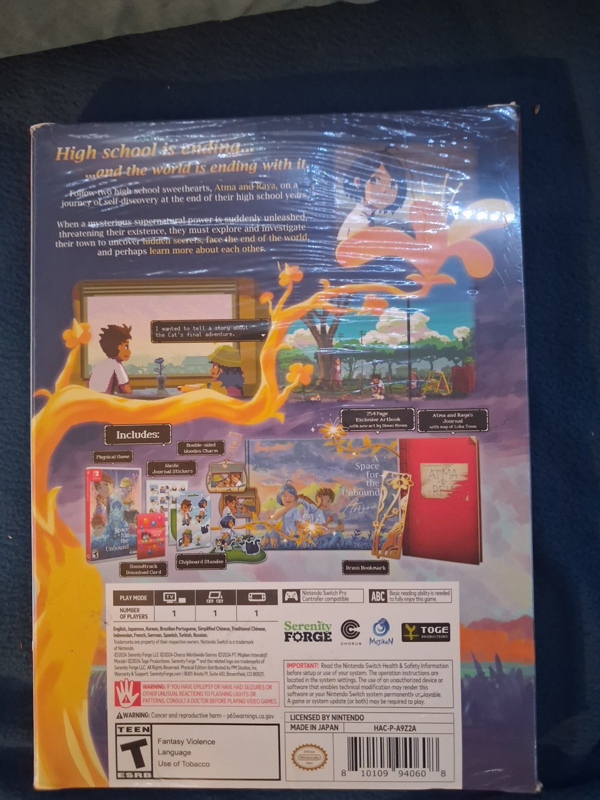 Serenity Forge A Space for the Unbound Collector’s Edition T Adventure – Switch