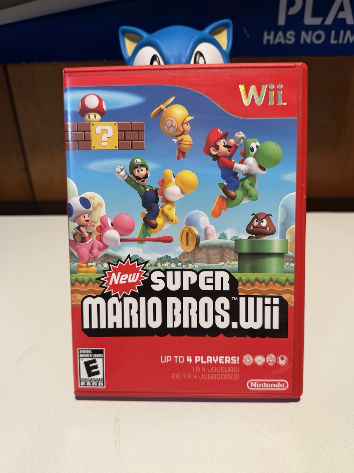 New Super Mario Bros. Wii Nintendo Wii 2009 Cib Complete Excellent Condition #2