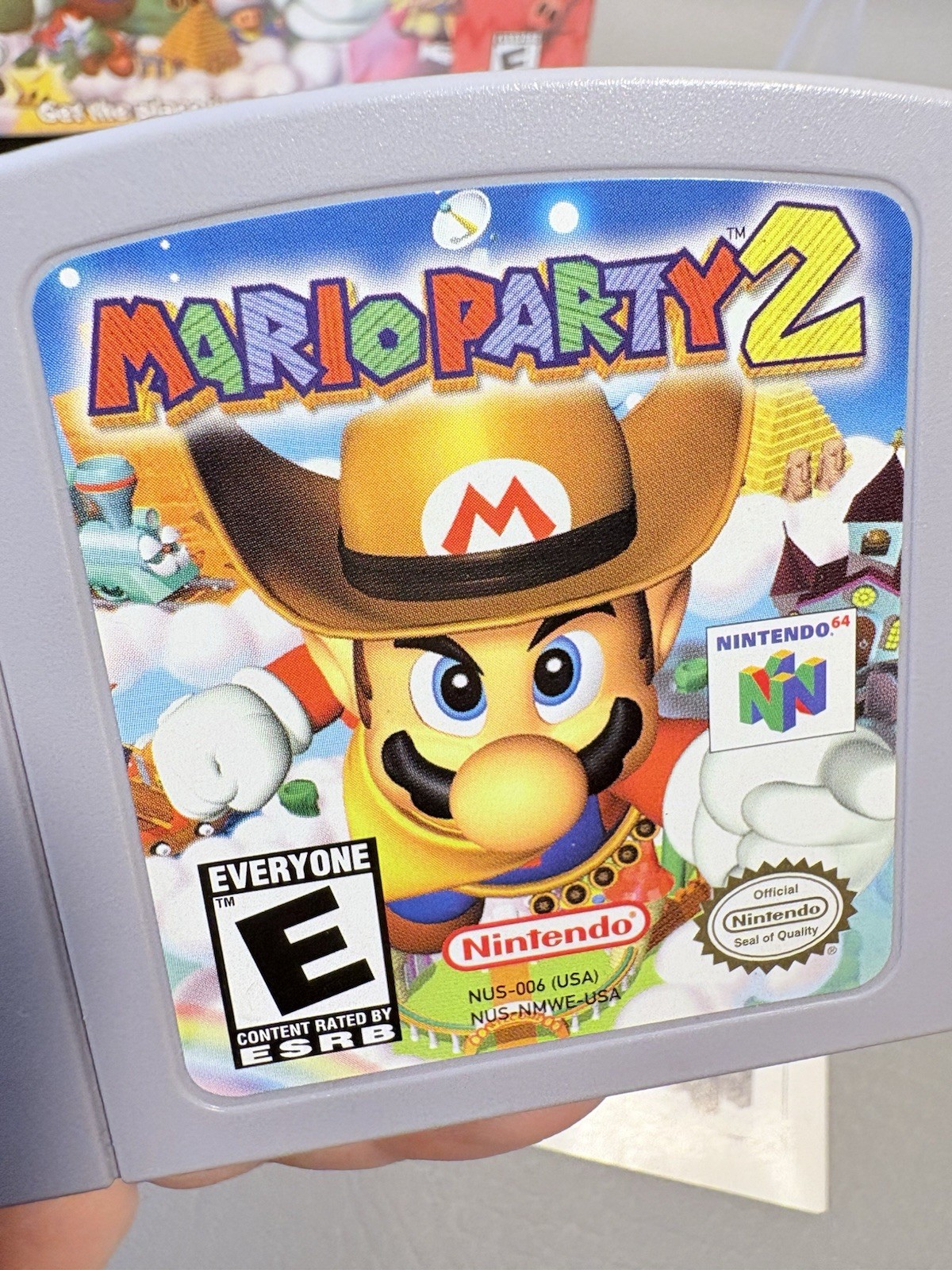 Mario Party 2 N64 Nintendo 64 Complete CIB Authentic – Cellophane Seal