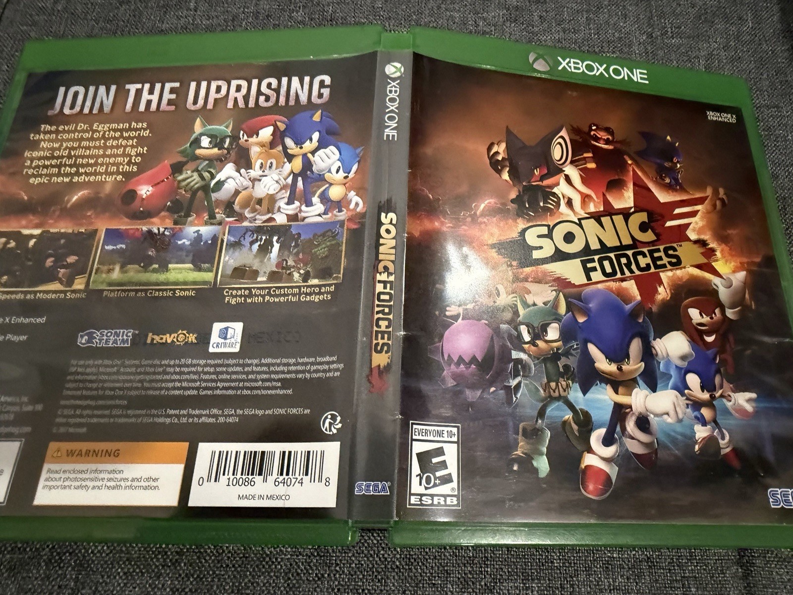 SEGA Sonic Generations & Sonic Forces (Sonic the Hedgehog) Xbox One Discs