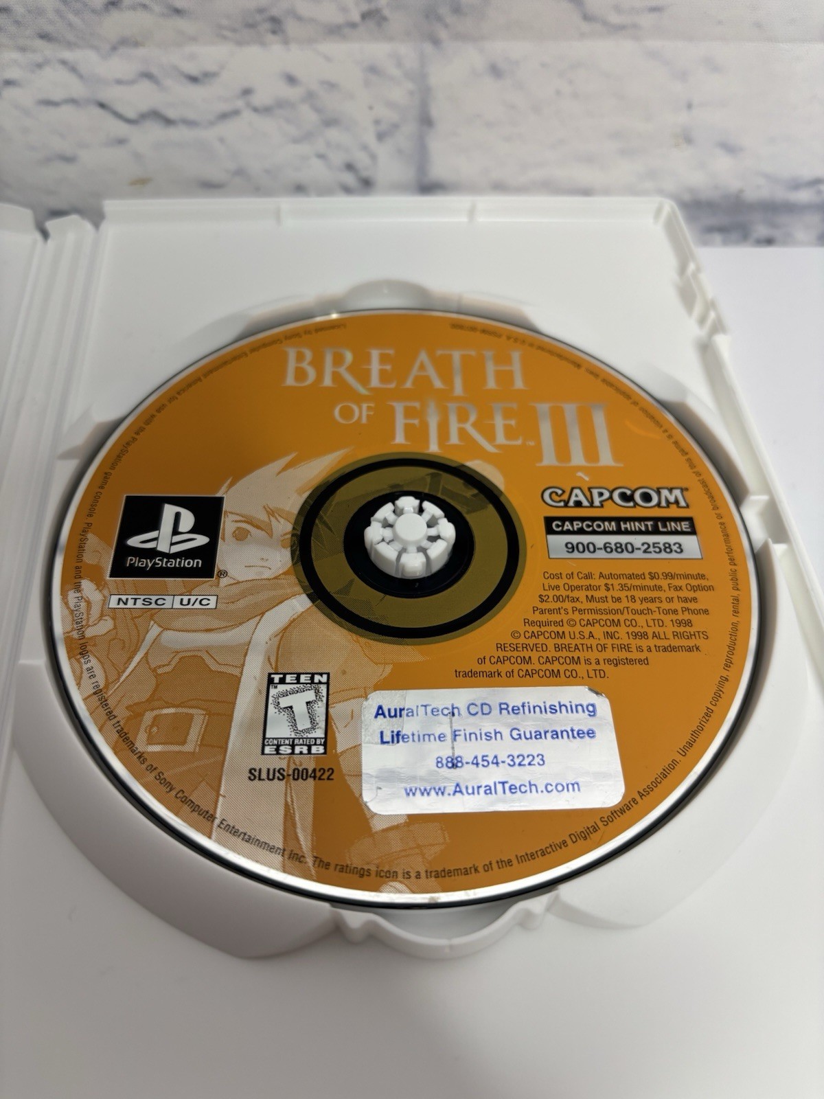 Playstation Breath of Fire III Game – DISC ONLY Tested Works Fast 1 Day Shipping